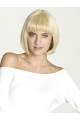 Flexibility Straight Bobs Blonde Short Wigs