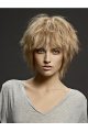 Fashional Blonde Chin Length Straight Layered New Design Wigs