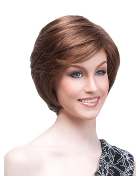 Faddish Monofilament Straight Chin Length Wigs