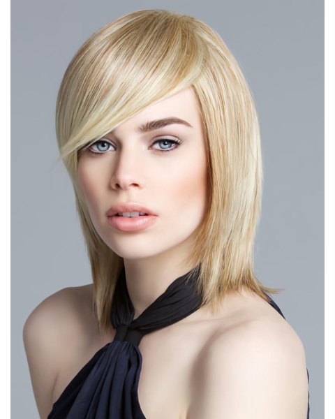 Bobs No-fuss Blonde Lace Front Medium Wigs