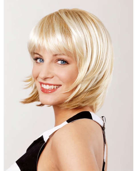 Good Straight Blonde Bobs Affordable Wigs