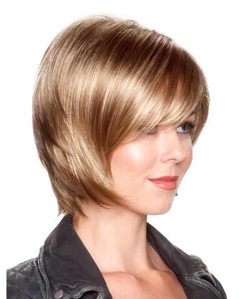 Wholesome Blonde Straight Chin Length Bob Wigs