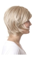 Sleek Blonde Straight Chin Length Monofilament Wigs