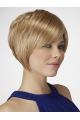 Amazing Chin Length Straight Blonde Bobs Beautiful Wigs