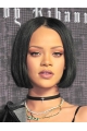 Black Straight 10" Bobs Rihanna Hair