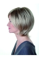 Bobs 10" Straight Blonde Synthetic Monofilament Medium Length Hairstyles