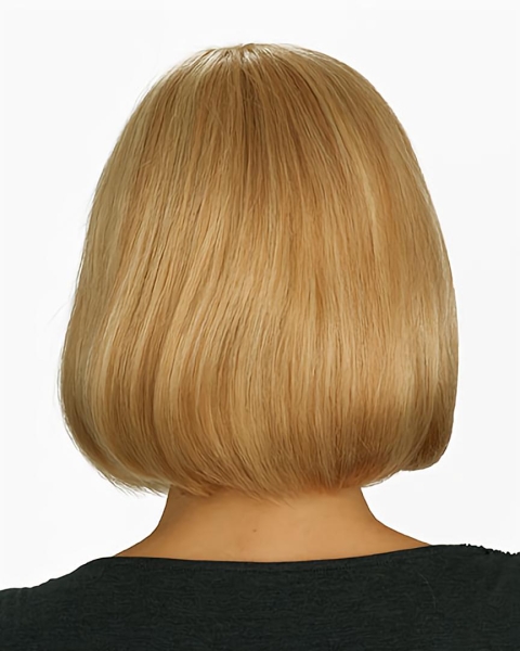 Convenient Blonde Straight Chin Length Celebrity Wigs