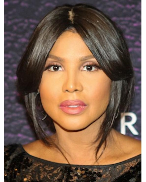 Bobs Black 10" Straight Toni Braxton Wigs