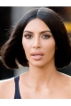 10" Synthetic Black Straight Kim Kardashian Wigs