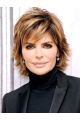 10" Capless Chin Length Synthetic Straight Lisa Rinna Wigs