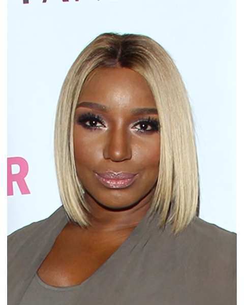 Blonde 12" Straight Bobs Chin Length NeNe Leakes Wigs