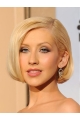 10" Lace Front Chin Length Blonde Bobs Christina Aguilera Wigs