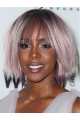 Straight Pink Bobs Lace Front Chin Length Kelly Rowland Wigs