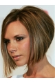 Bobs Straight Chin Length Ombre/2 Tone Lace Front Victoria Beckham Wigs