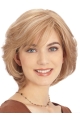 Blonde Monofilament Remy Human Hair Impressive Wigs For Cancer