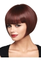 Popular Auburn Straight Chin Length Bob Wigs