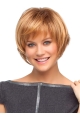 Sleek Auburn Straight Chin Length Synthetic Wigs