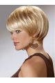 Preferential Blonde Straight Chin Length Synthetic Wigs