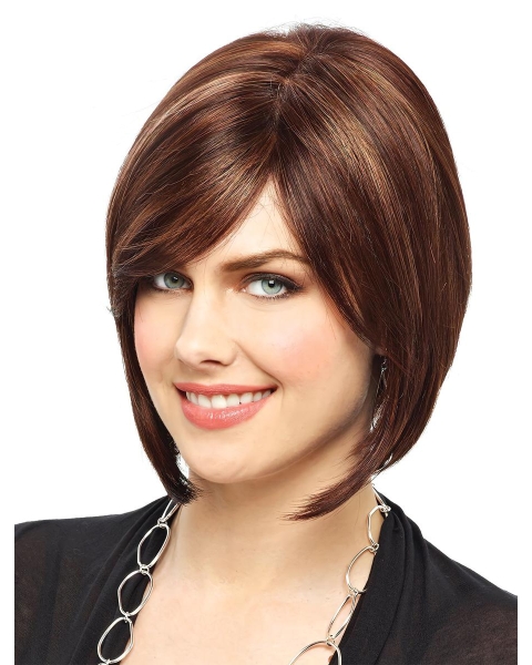 Wholesome Lace Front Straight Chin Length Petite Wigs