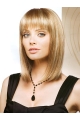 Blonde Monofilament Synthetic Online Wigs For Cancer