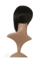 Designed Black Chin Length Human Hair Wigs