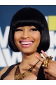 Hairstyles Black Straight Chin Length Nicki Minaj Wigs