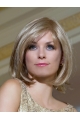 Elegant Blonde Straight Chin Length Bob Wigs