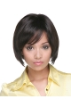 Easeful Black Straight Chin Length African American Wigs