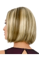 Fashionable Blonde Straight Chin Length Bob Wigs