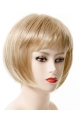 Mature Brown Straight Chin Length Petite Wigs