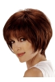 Auburn Lace Front Chin Length Remy Human Lace Wigs For Cancer