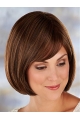 Brown Pleasing Straight Synthetic Medium Wigs