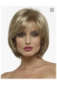 Graceful Blonde Straight Chin Length Bob Wigs