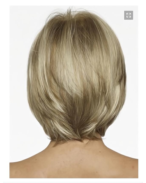 Graceful Blonde Straight Chin Length Bob Wigs