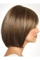 Popular Brown Chin Length Straight Wigs For Cancer