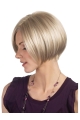 Blonde Straight Synthetic Modern Medium Wigs