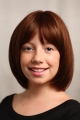 Fashionable Auburn Straight Chin Length Kids Wigs