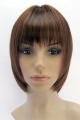 Fashionable Auburn Straight Chin Length Kids Wigs