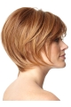 Pleasing Auburn Straight Chin Length Wigs For Cancer