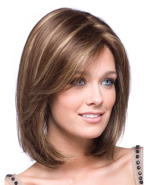 Impressive Lace Front Straight Chin Length Petite Wigs