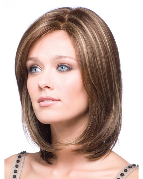 Impressive Lace Front Straight Chin Length Petite Wigs