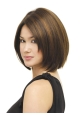 Great Brown Straight Chin Length Bob Wigs