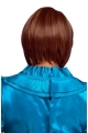 Comfortable Auburn Straight Chin Length African American Wigs