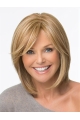 Elegant Blonde Monofilament Chin Length Lace Wigs