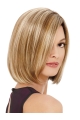 Fashion Blonde Straight Chin Length Lace Front Wigs