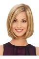 Fashion Blonde Straight Chin Length Lace Front Wigs