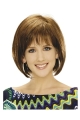 Comfortable Blonde Straight Chin Length Bob Wigs