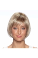 Straight Bobs Blonde Short Wigs