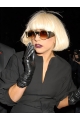 Hairstyles Blonde Straight Chin Length Lady Gaga Wigs