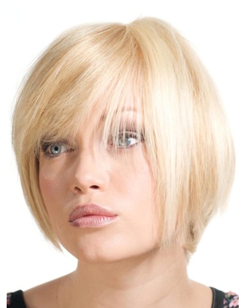 Cosy Blonde Monofilament Chin Length Wigs